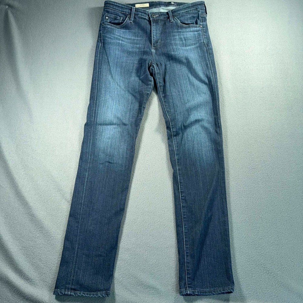 AG Adriano Goldschmied Jeans Womens 28R Prima Mid Rise Cigarette Blue Denim